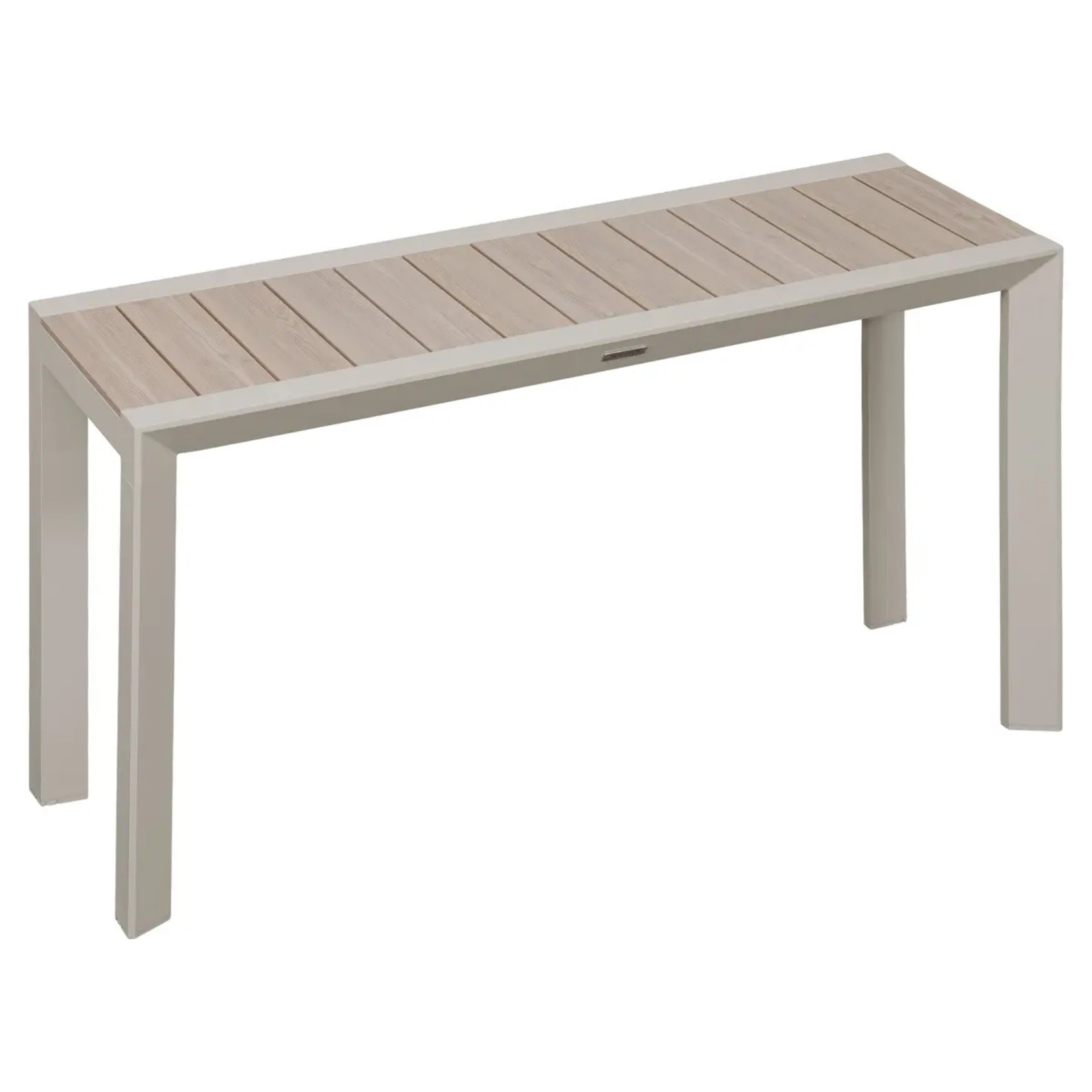 Table de jardin 2 places Evasion beige lin