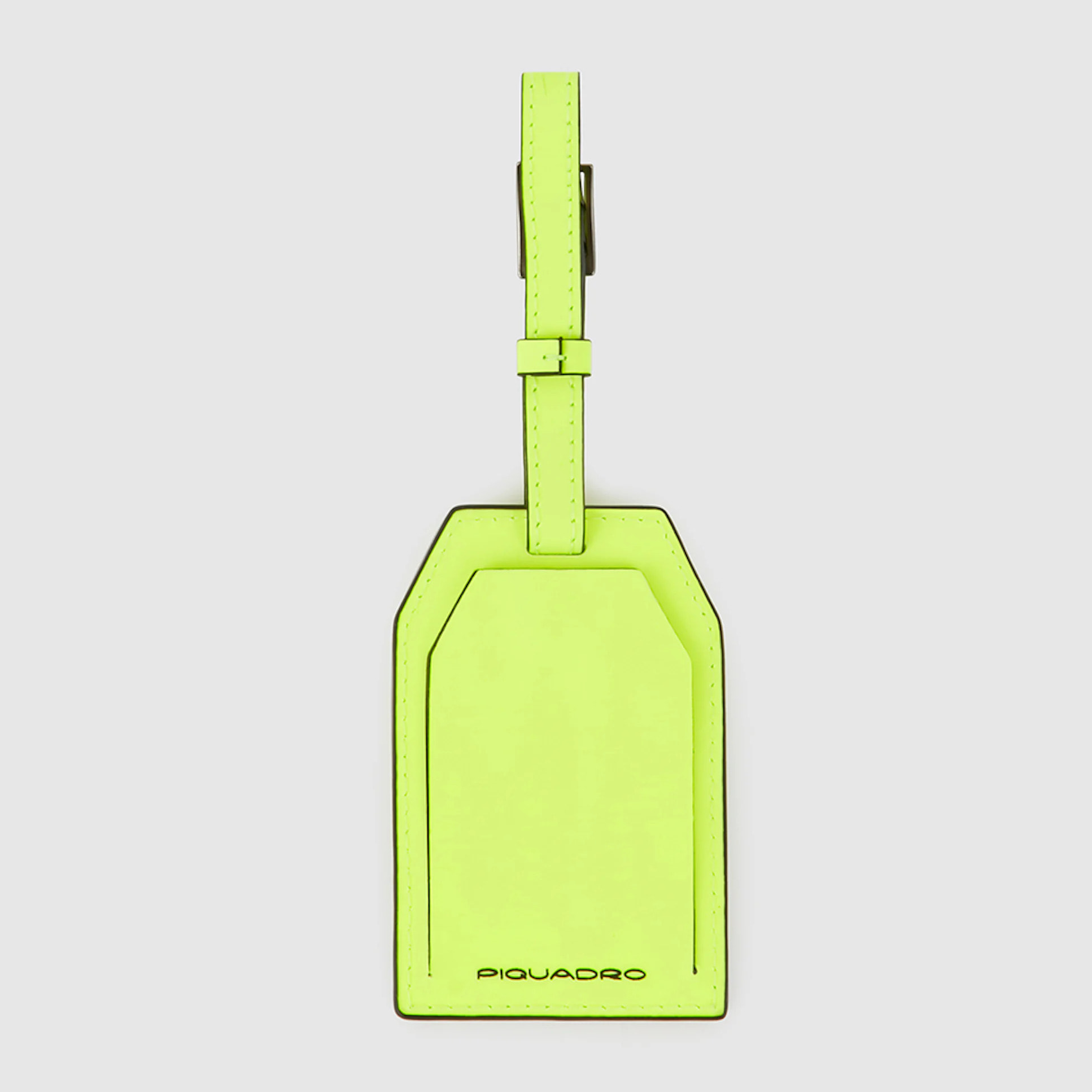 Piquadro Address Tag personalizzabile in pelle