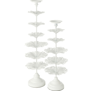 J-Line chandelier Arbre - métal - blanc - large
