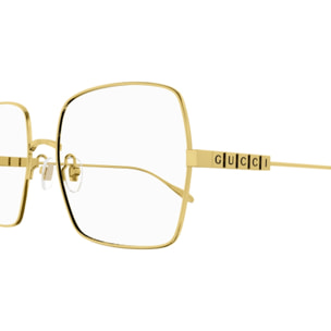 Gafas de Vista Gucci GG1434O-001 de Metal Mujer 55 mm