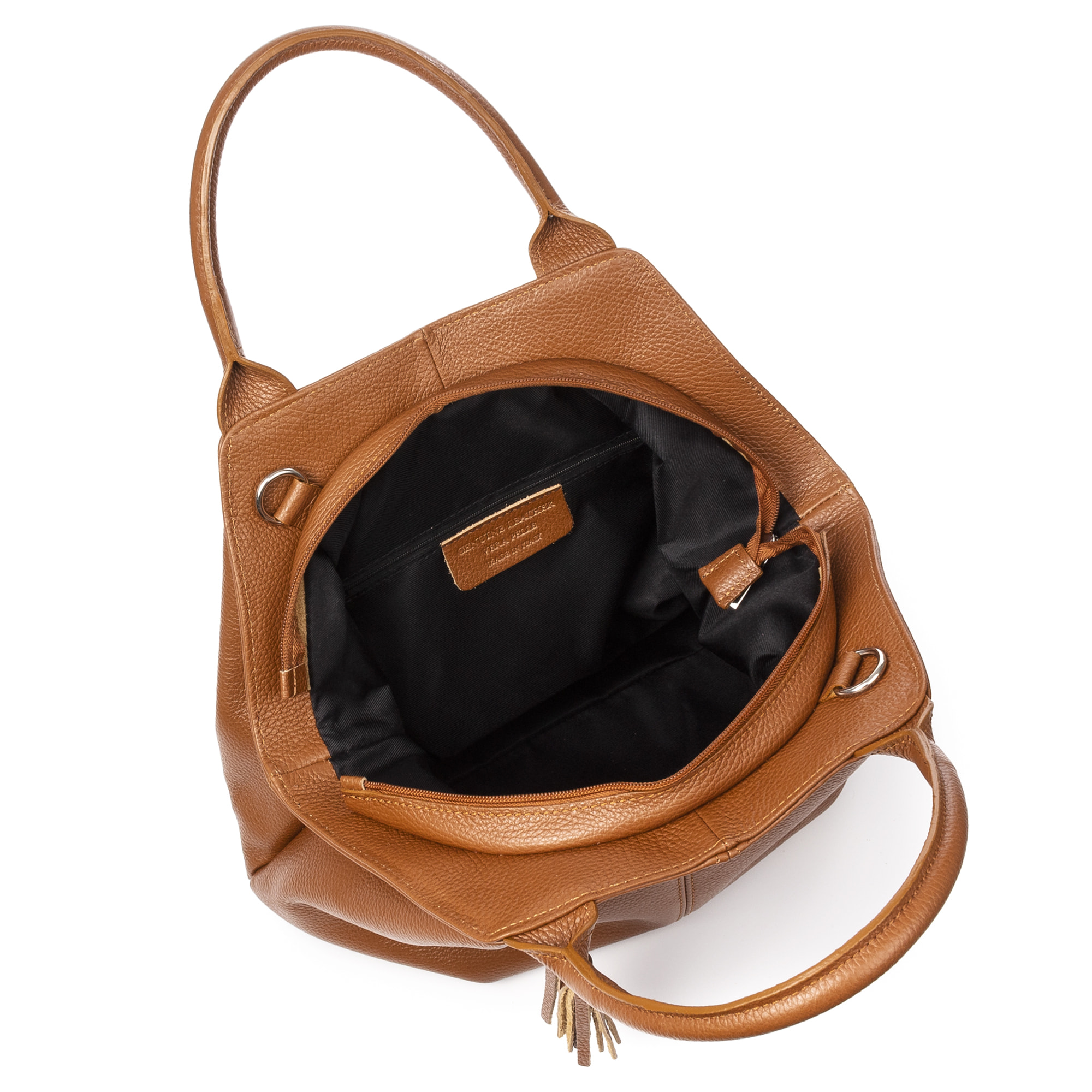Zenobia Borsa Shopper Donna. Pelle autentica Dollaro