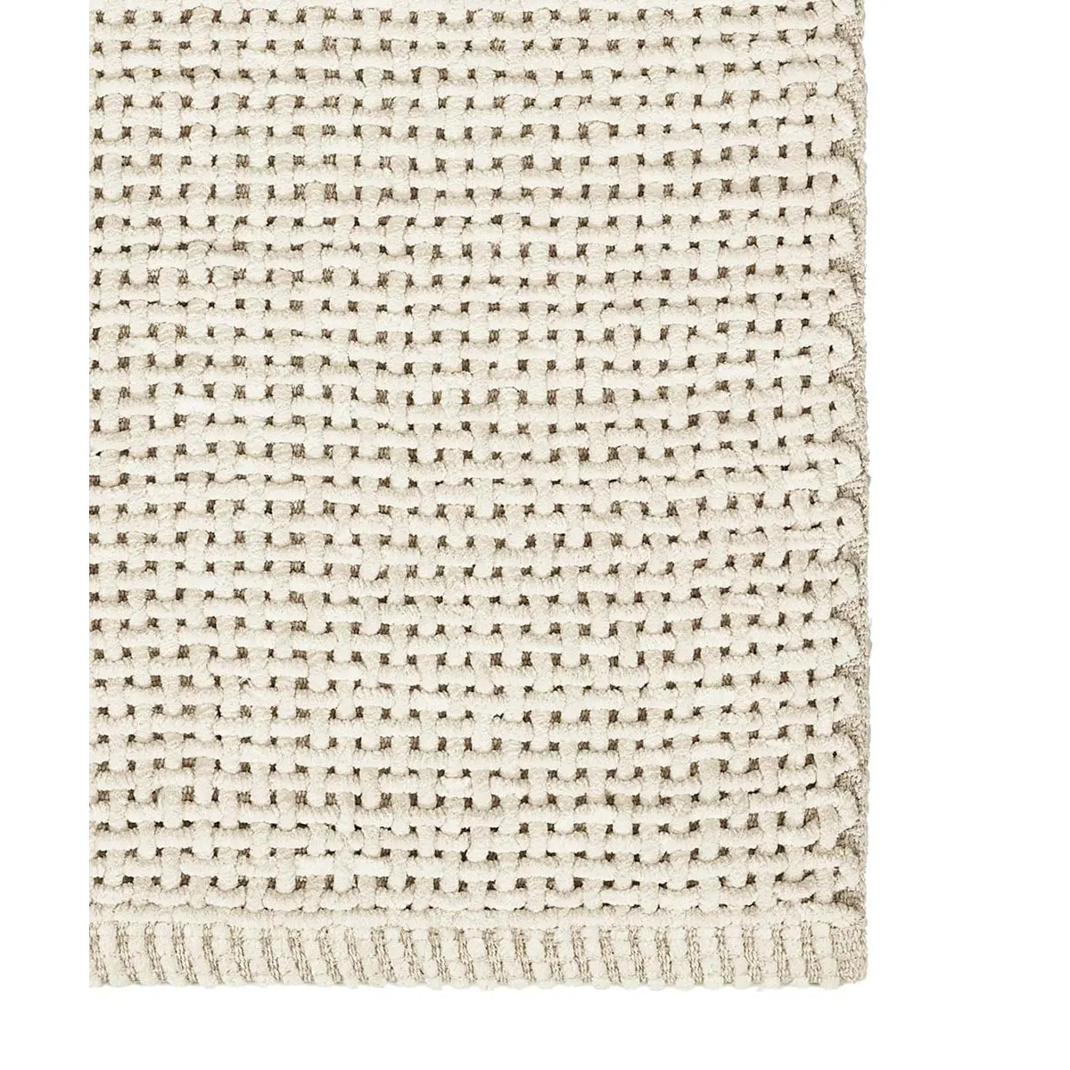 Tappeto bagno CRAZY AVORIO in microfibra misto cotone, morbido antiscivolo lavabile in lavatrice, tappetino lavabo sanitari bagno