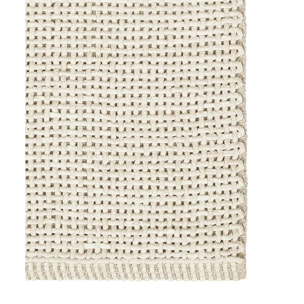 Tappeto bagno CRAZY AVORIO in microfibra misto cotone, morbido antiscivolo lavabile in lavatrice, tappetino lavabo sanitari bagno