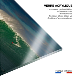 Tableau surf belharra vague géante Tableau plexiglas