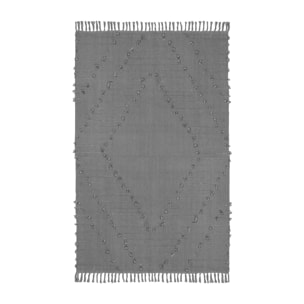 Tapis en coton gris bleuté 120x180cm NOOS