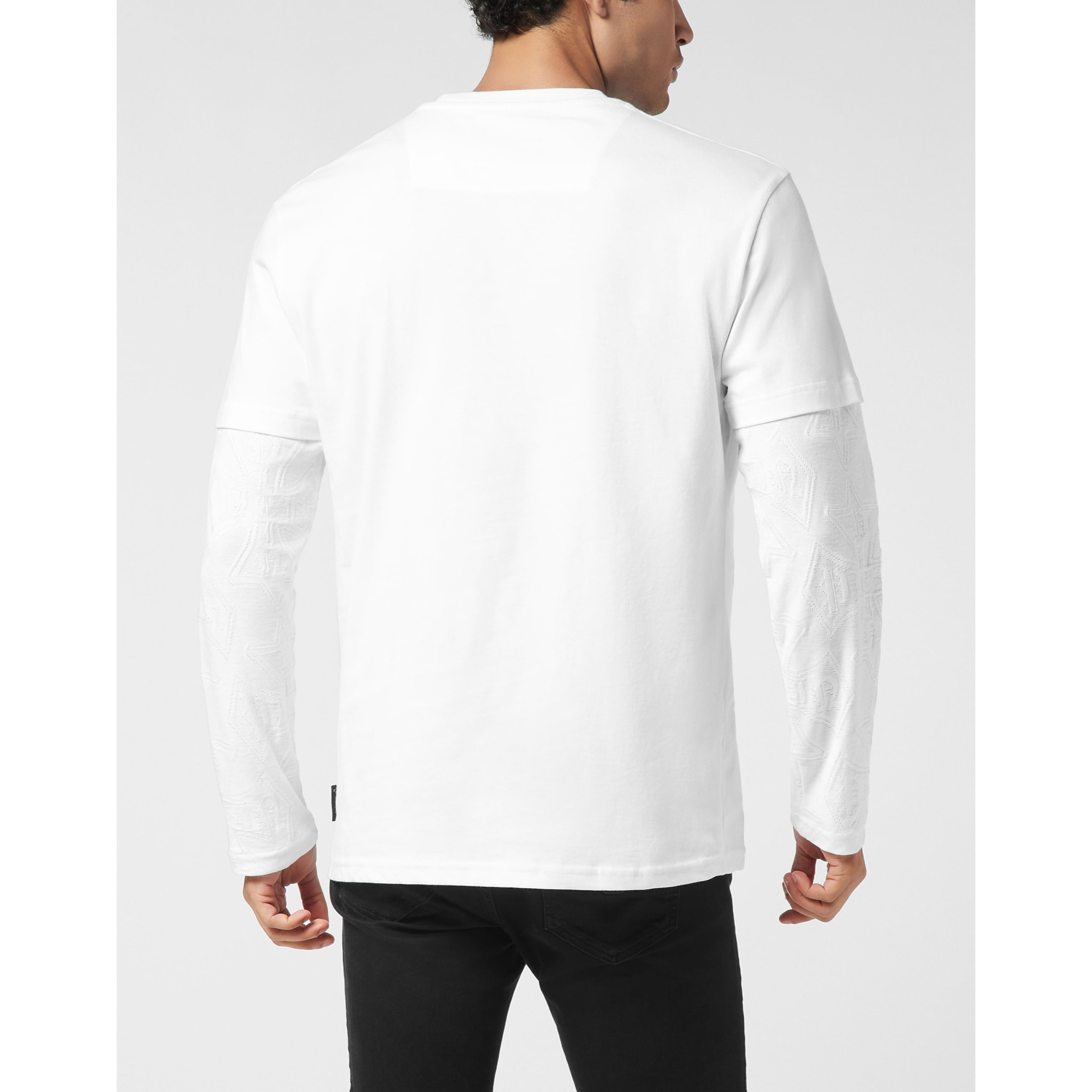 PHILIPP PLEIN T-Shirt Round Neck Ls CREST
