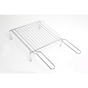 Grille sur pieds en acier chromé Somagic