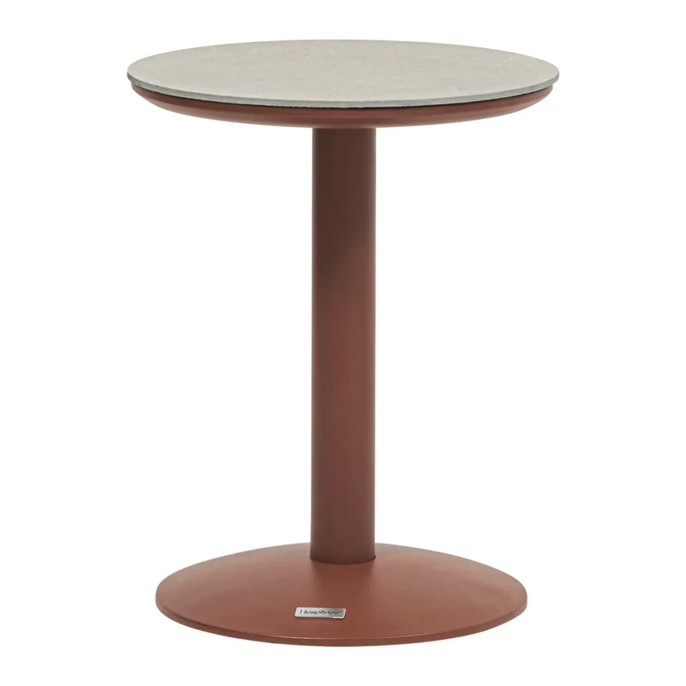 Table d'appoint de jardin Soletia 40x40x50cm acajou