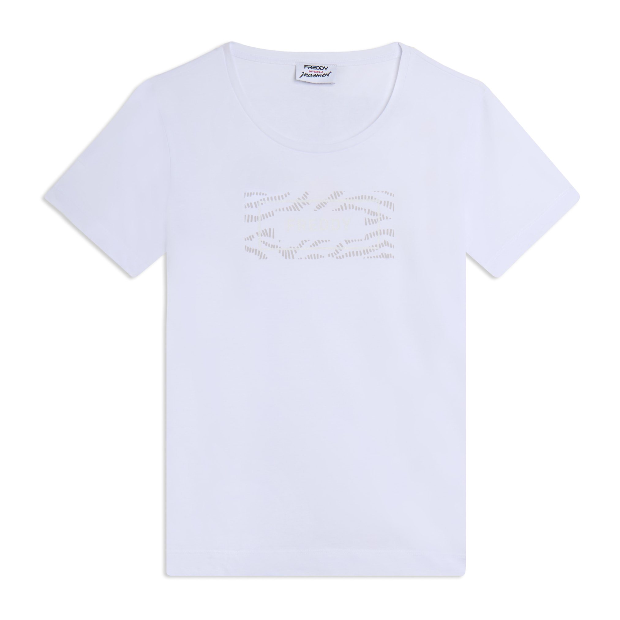 T-shirt con Logo FREDDY su Grafica Ondulata