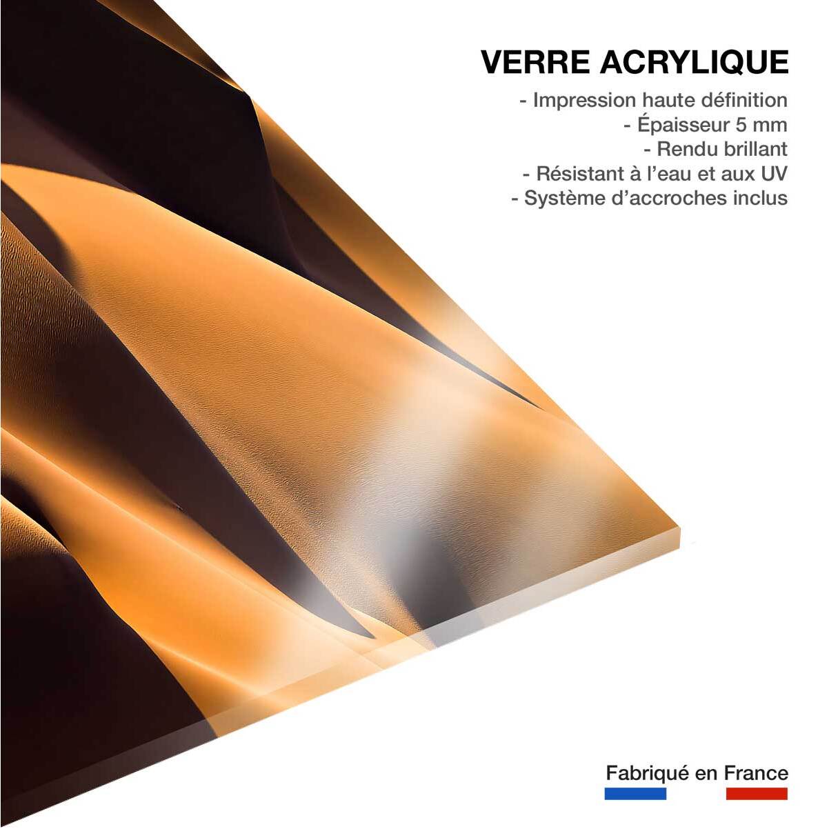 Tableau dune et lumière Tableau plexiglas