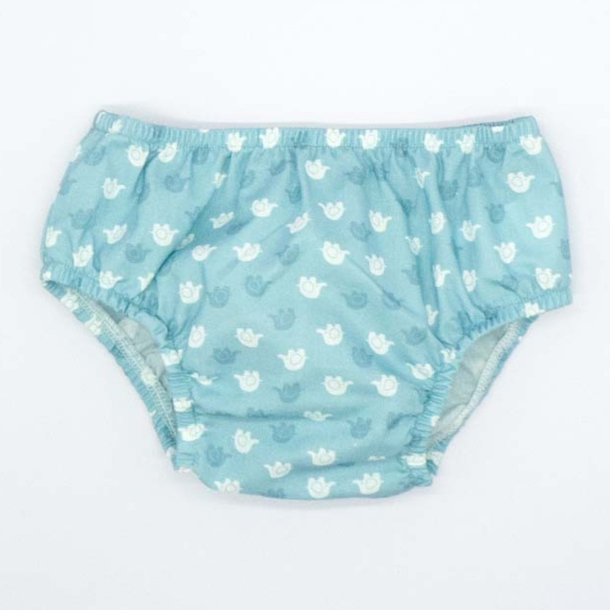 CUBREPAÑAL ELEFANTES AZUL Y BLANCO