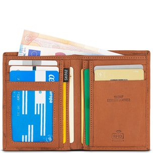 Cartera Hombre Piel Skpat Vintage Marron