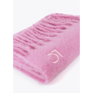 Sciarpa Liscia con Frange Spesse