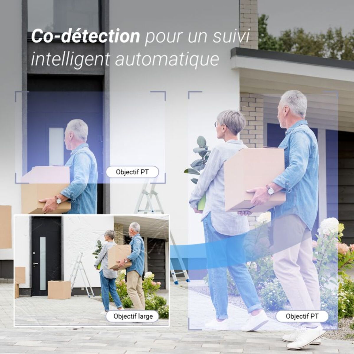 Caméra de surveillance EZVIZ Wifi H9C 2k motorisée