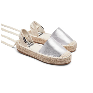 B&W Break&Walk - Sandali estivi in juta con zeppa per donna e bambina