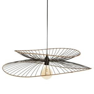 Suspension "Alara" métal noir D70cm