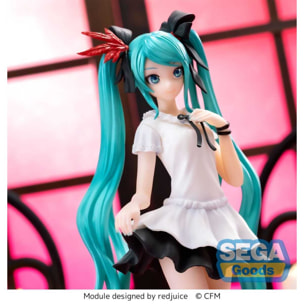 Hatsune Miku: Project Diva Mega39's Luminasta Pvc Statua Hatsune Miku -supreme- 18 Cm Sega