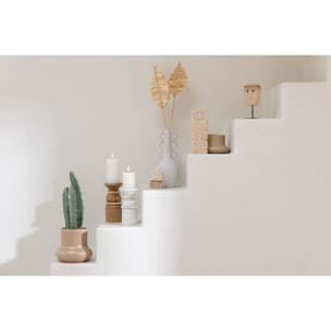 J-Line bougeoir Statue Elise - pierre - naturel