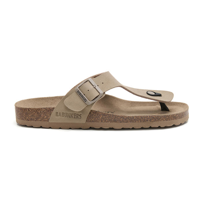 SANDALIA BABUNKERS MARRON