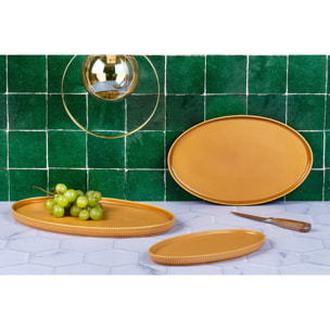 Plateau de service SCANDI - 3 pièces - Ocre