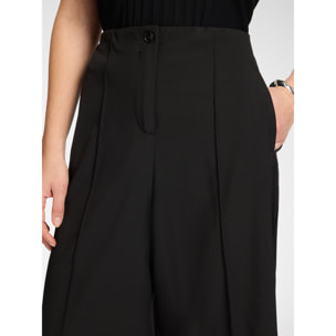 Elena Mirò - Pantalones palazzo - Negro
