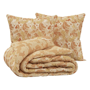 Parure de lit Mialu 220x240cm jaune