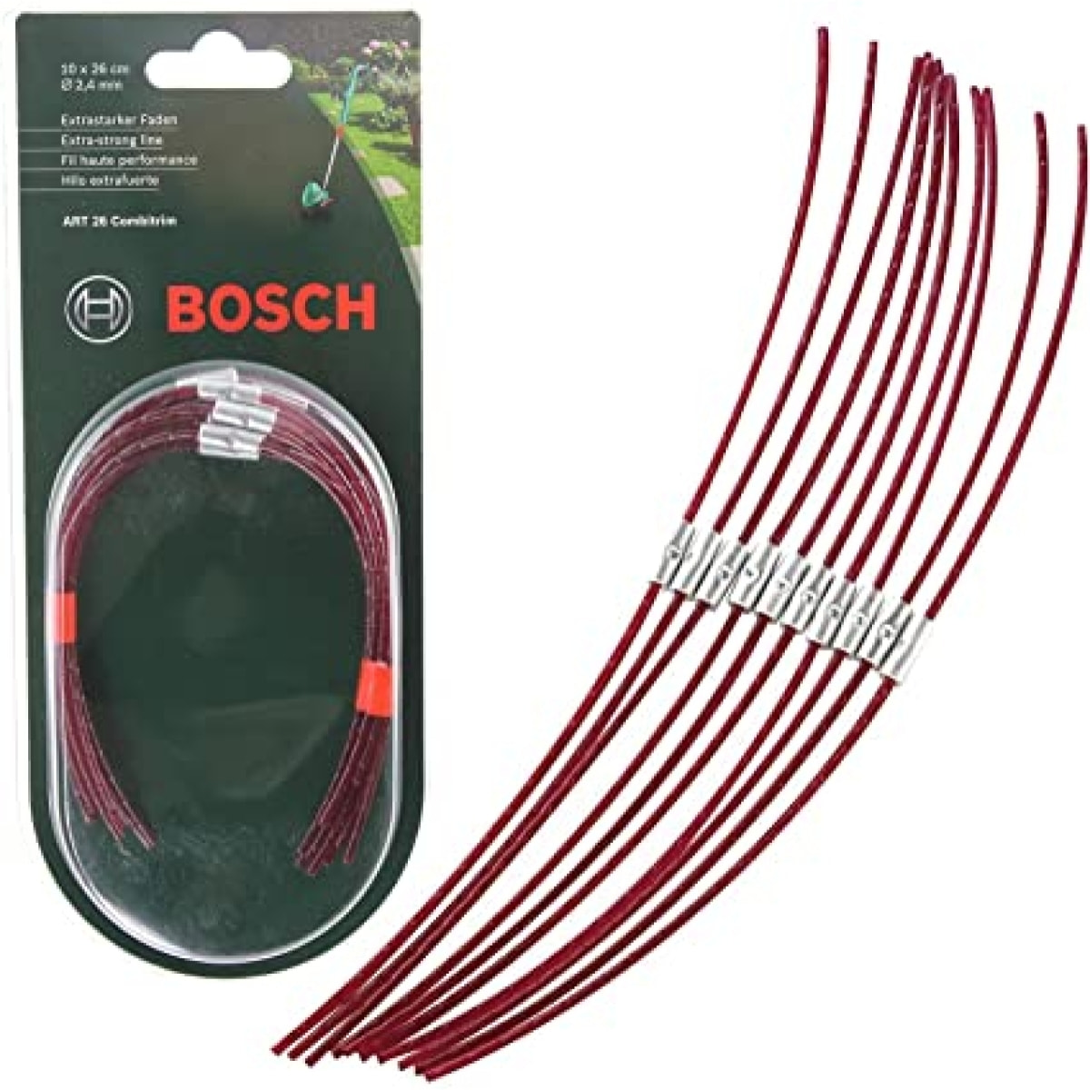 Fils Haute Performance 26 cm BOSCH pour ART 26 Combitrim - sachet de 10 - F016800181