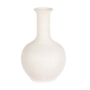 Florero Ceramica Beige 22x22x35 Cm