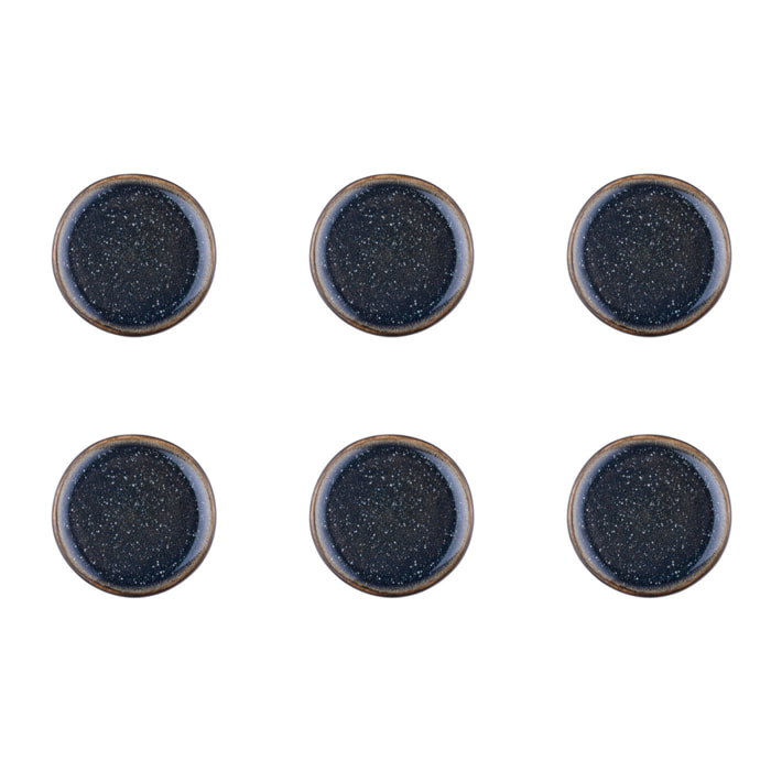Assiette IRIS Ø16cm - 6 pièces - Bleu nuit