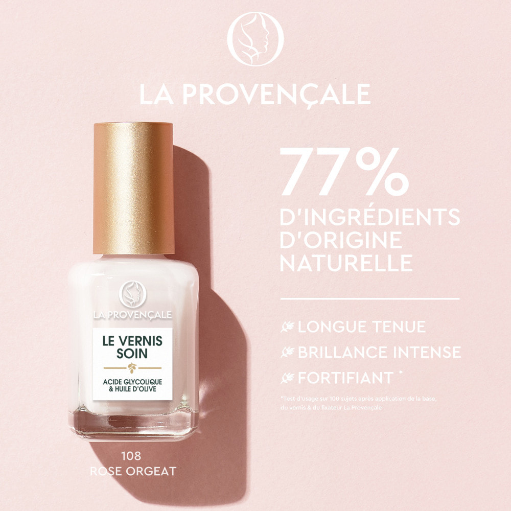La Provençale Le Vernis Soin Longue Tenue Rose Orgeat