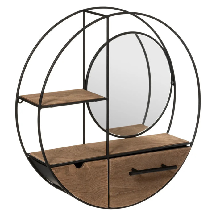 Étagère murale "Miroir" D50 cm