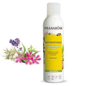 Pranarom - Spray atmosphère et tissus - Anti-moustiques - Bio - 150 ml