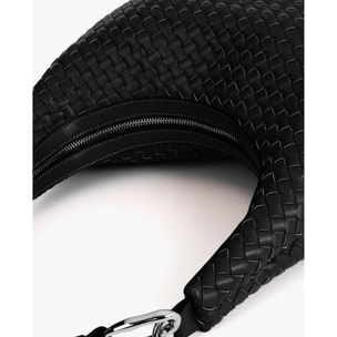 Borsa hobo intrecciata