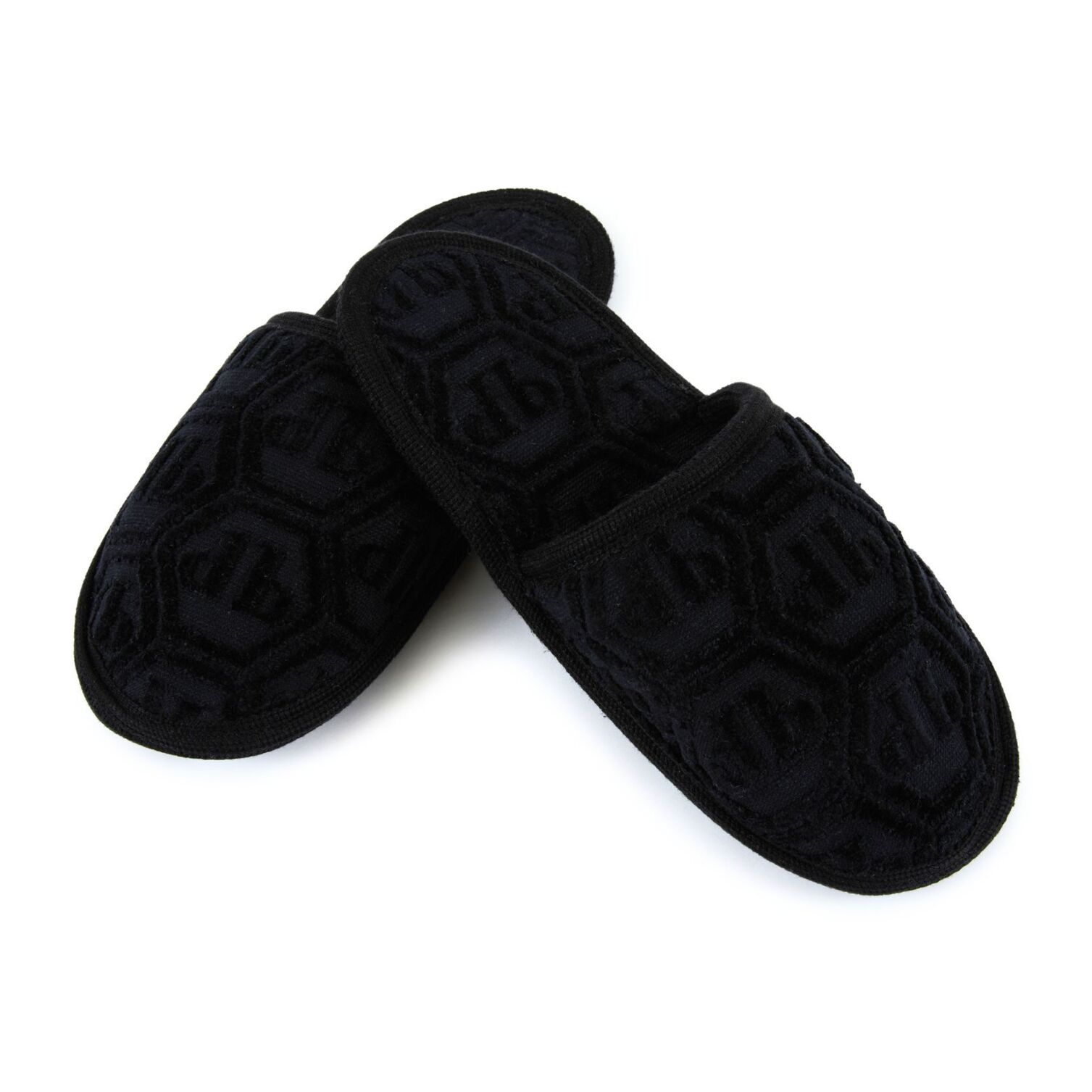 PHILIPP PLEIN Flat Slippers Hexagon