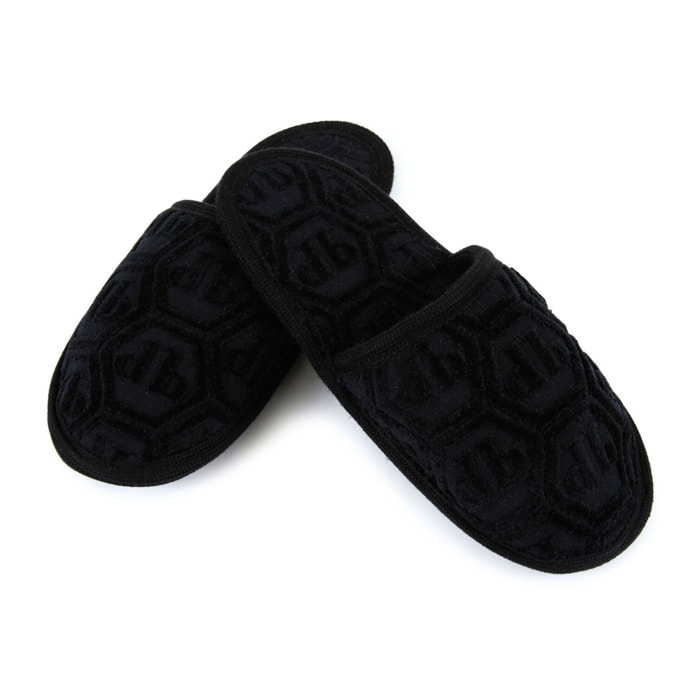 PHILIPP PLEIN Flat Slippers Hexagon