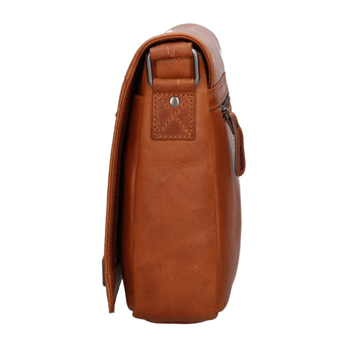 Borsa a tracolla  da uomo In Vera pelle Made in Italy 30x24x10 cm