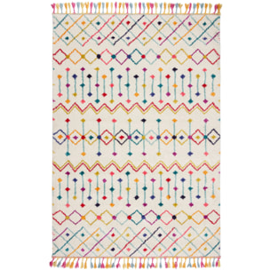 Tapis style berbere PRAIRIE Crème