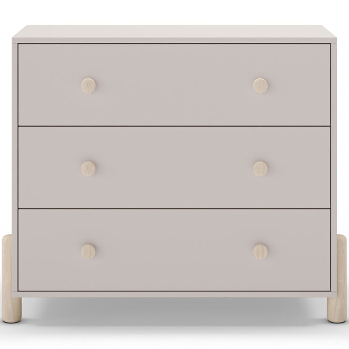 Commode enfant 3 tiroirs en bois - BASTIEN
