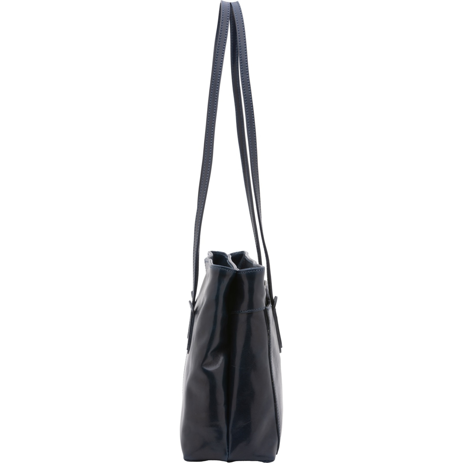 Borsa a spalla da donna - Modello Iduna Lux - Vera pelle - 35.0 x 26.0 x 12.0 cm