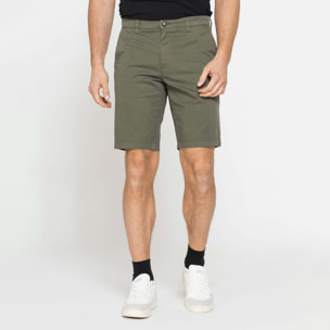 PANTALONE CORTO CHINO IN GABARDINA STRETCH