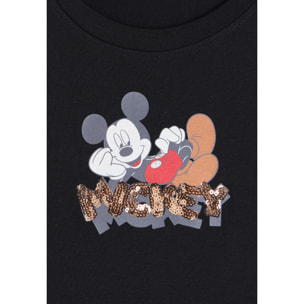 T-shirt cropped slim fit Mickey Mouse