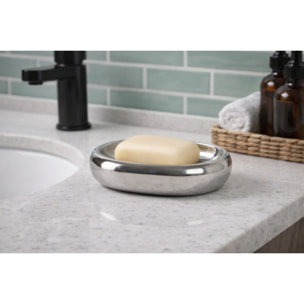 Porte savon céramique DAKHLA Argent MSV