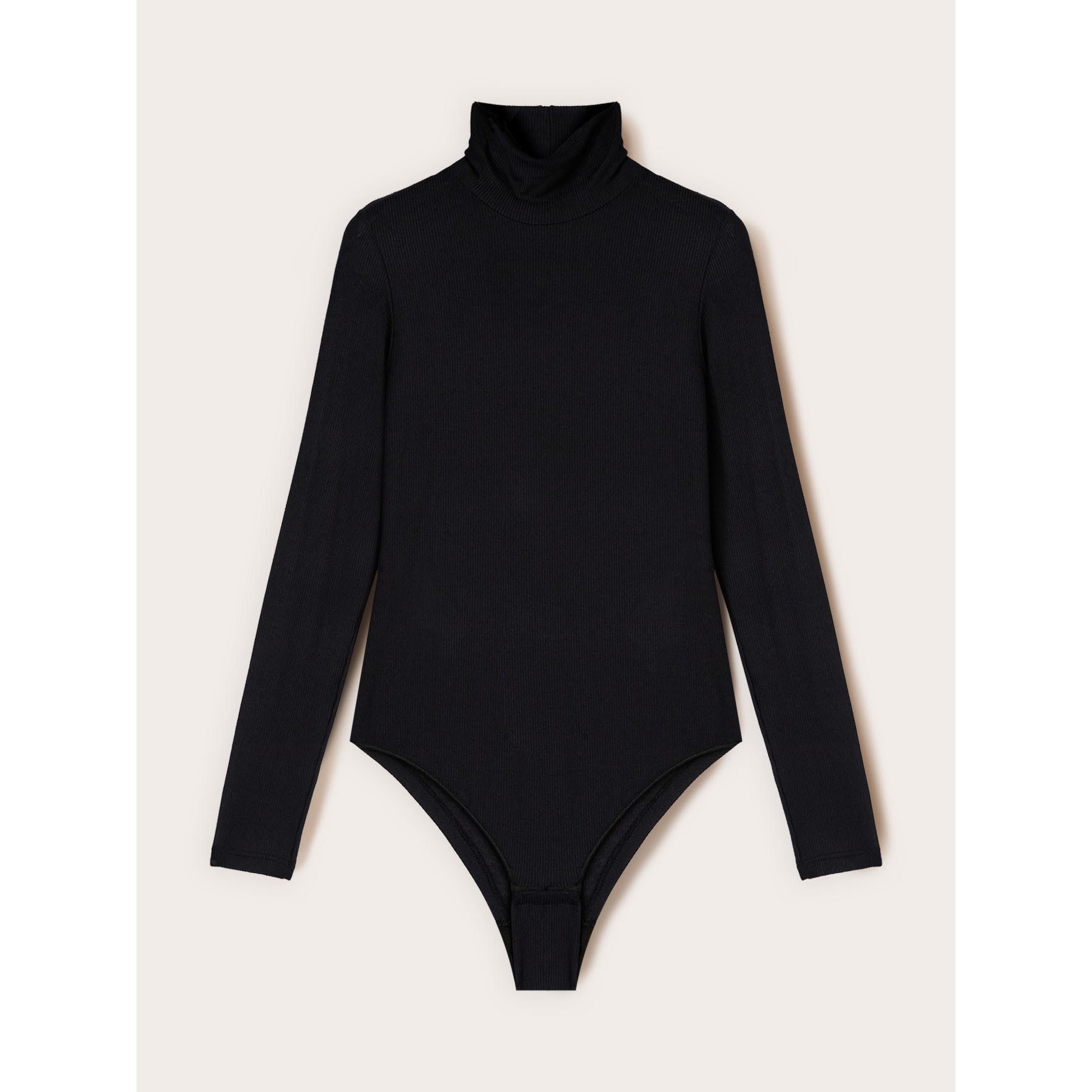 Motivi - Jersey de cachemir de coste mixto - Negro