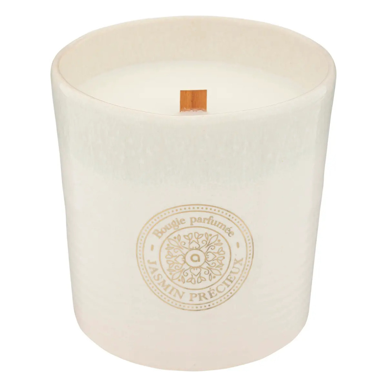 Bougie parfumée Marco 620g pot céramique jasmin