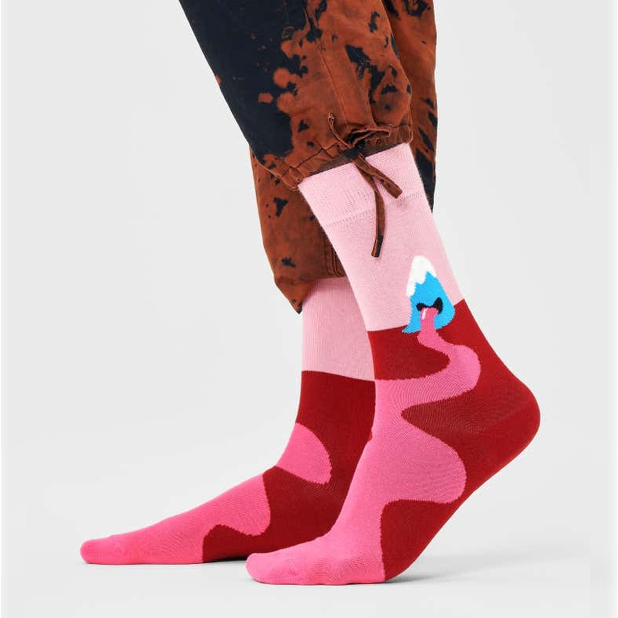 Pack de 3 calcetines rosa, naranja y morado