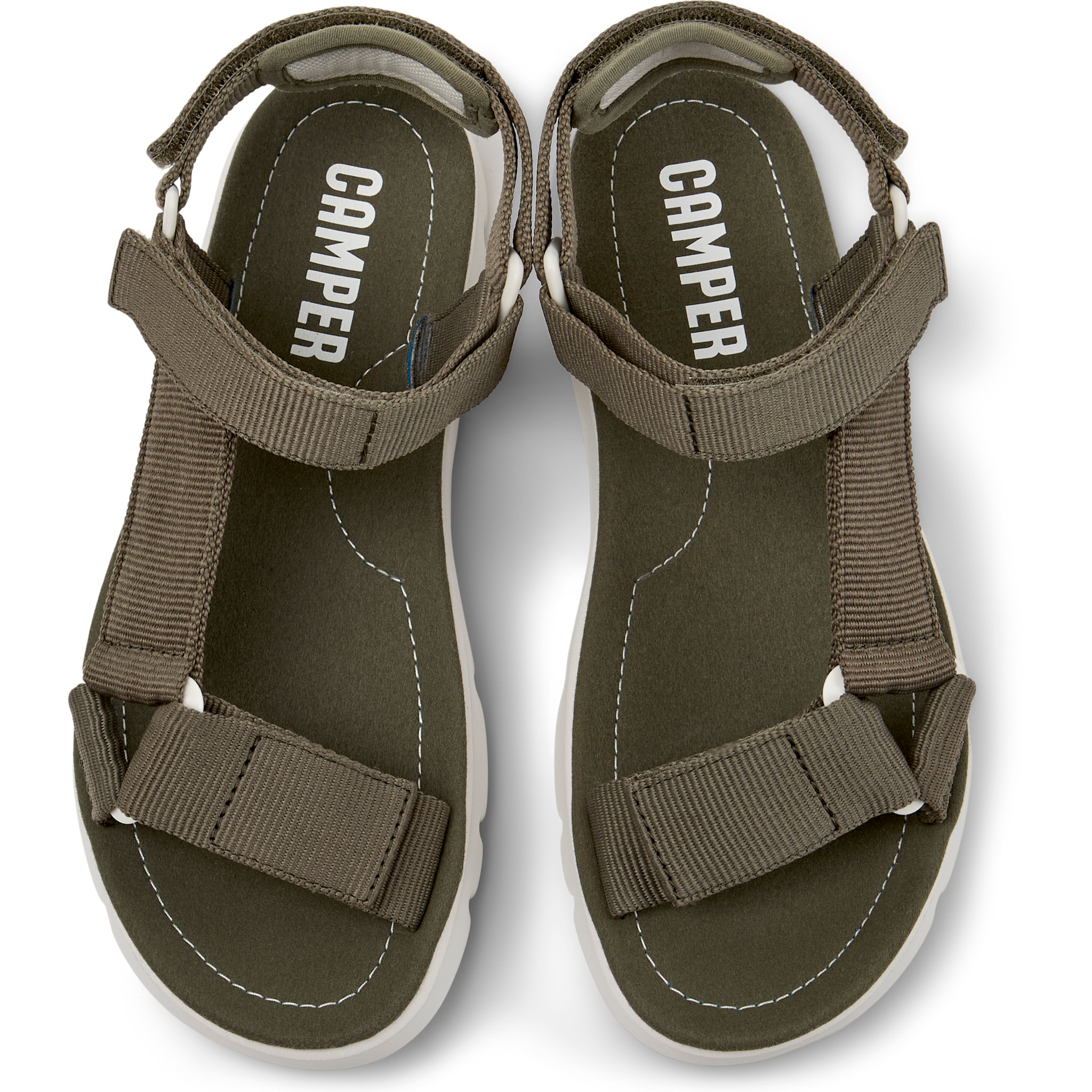 Sandali - CAMPER Oruga Sandal - Verde - Tessile tecnico