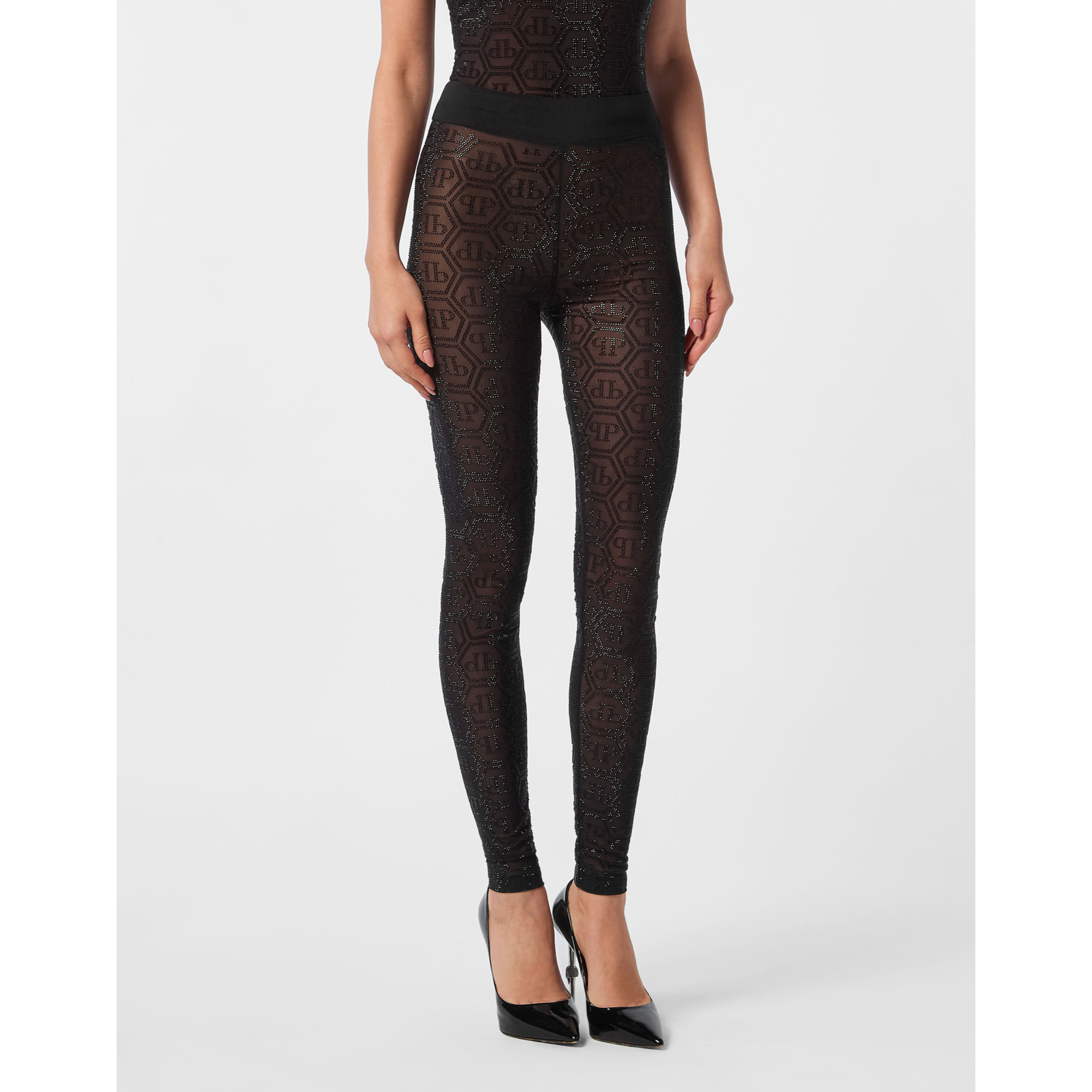 PHILIPP PLEIN Sport Leggings MONOGRAM