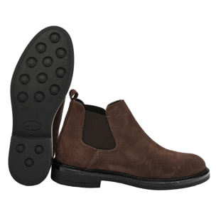 Beatles in camoscio con fascia elastica