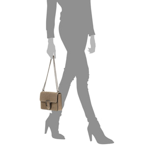 Lorenza Borsa a mano Donna.Pelle autentica Scamosciato Incisione Serpente