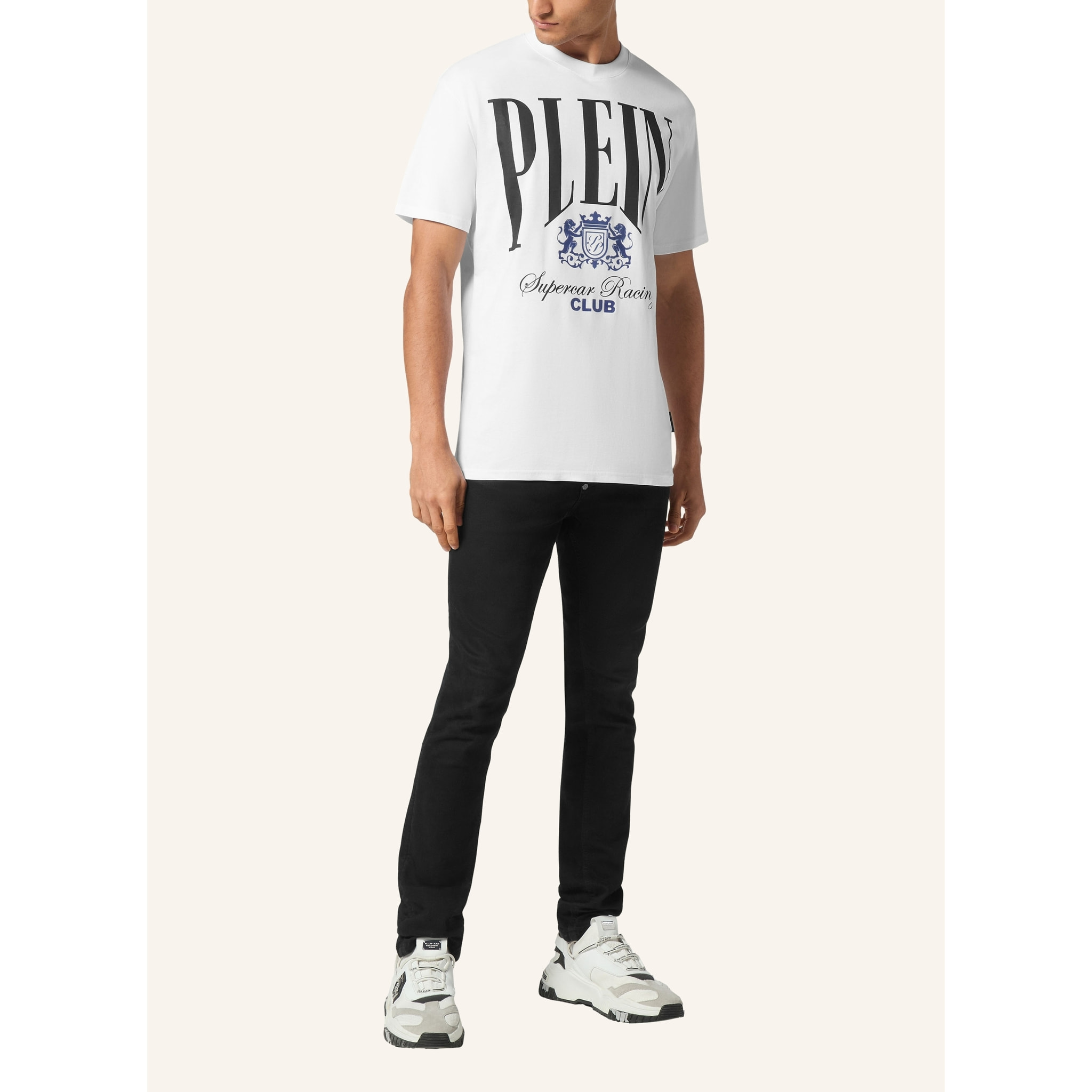 PHILIPP PLEIN T-Shirt Round Neck RACING